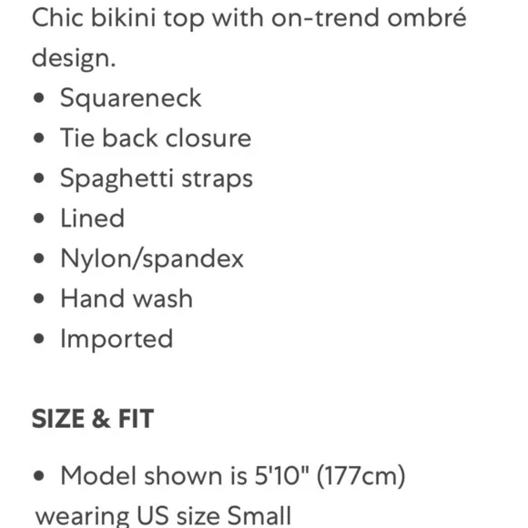 WEWOREWHAT Bikini Top Bright Green XS Leigh Top Only - Picture 3 of 5